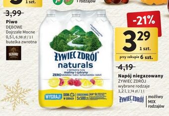 Intermarche Woda z nutą maliny i cytryny żywiec zdrój naturals oferta