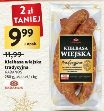 Intermarche Kiełbasa wiejska tradycyjna kabanos oferta