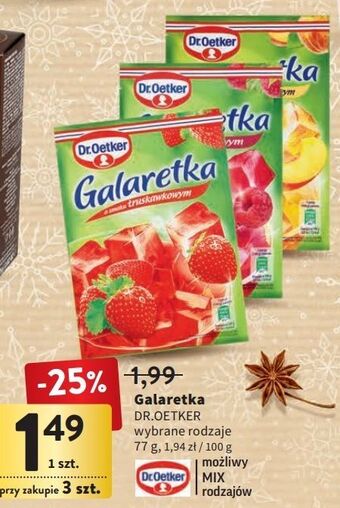 Intermarche Galaretka malinowa dr. oetker oferta