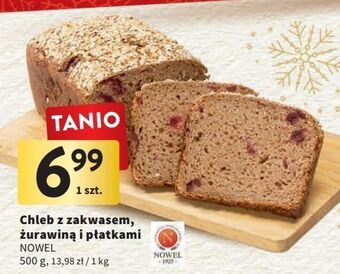 Intermarche Chleb z zakwasem żurawiną i płatkami nowel oferta