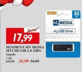 E.Leclerc Pendrive usb 2.0 32gb my media oferta