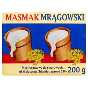 Społem Masmak mrągowski mix tłuszczowy do smarowania 200 g oferta