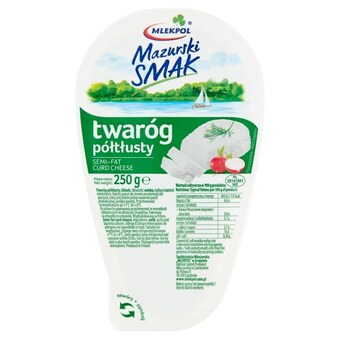 Carrefour Express Mlekpol mazurski smak twaróg półtłusty 250 g oferta