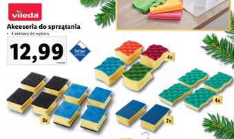 Lidl Gąbki glitzi vileda oferta