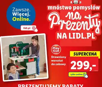 Lidl Warsztat do zabawy playtive oferta