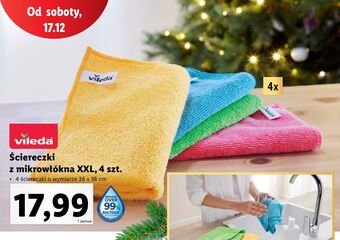 Lidl Ściereczki z mikrofibrą vileda oferta