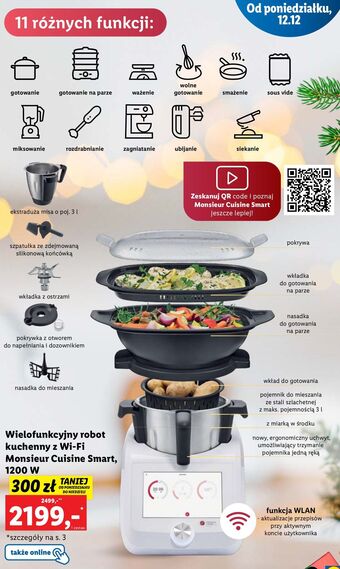 Lidl Robot kuchenny monsieur cuisine 1200 w silvercrest oferta