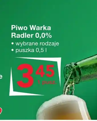 Odido Piwo Warka Radler 0,0% oferta