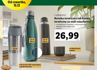 Lidl Kubek termiczny ze stali szlachetnej ernesto oferta