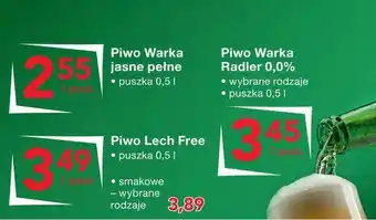 Odido Piwo Warka jasne pełne oferta