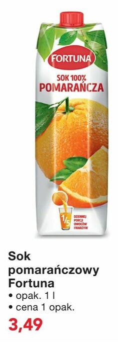 Odido Sok pomarańczowy Fortuna oferta