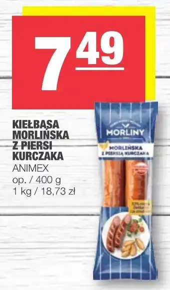 Spar Kiełbasa morlińska z piersi kurczaka 400g oferta