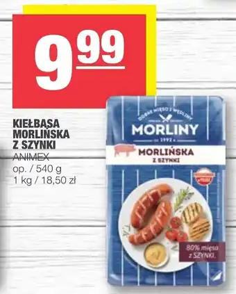 Spar Kiełbasa Morlińska z szynki 540g oferta