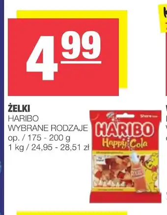 Spar Zelki Haribo 175-200g oferta