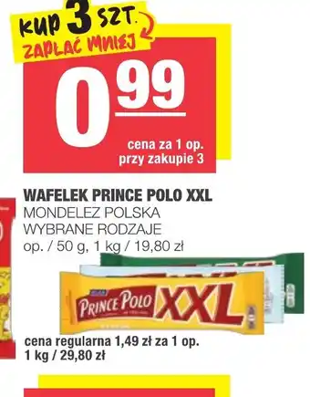 Spar Wafle Prince Polo XXL 50g oferta