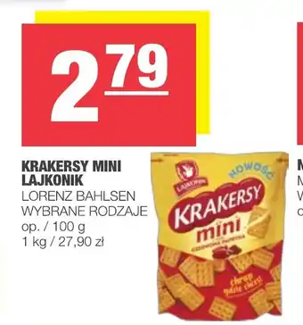 Spar Krakersy Mini Lajkonik 100g oferta