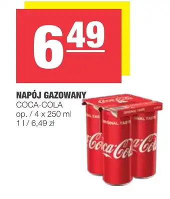 Spar Napój gazowany Coca-Cola 4x250ml oferta