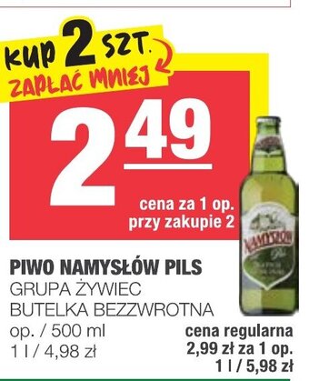 Spar Piwo Namysłów Pils 500ml oferta