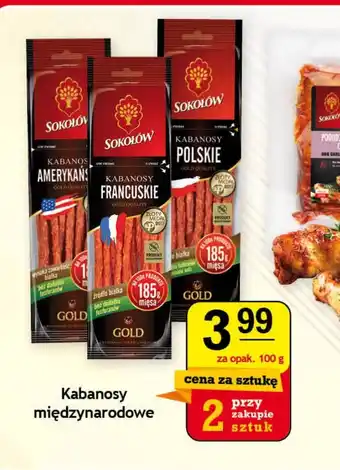 Gram Market Kabanosy międzynarodowe Sokołów 100g oferta