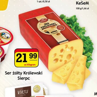 Gram Market Ser żółty Królewski Sierpc 1kg oferta
