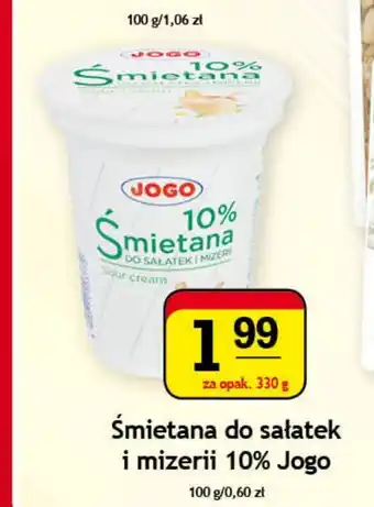 Gram Market Śmietana do sałatek i mizerii 10% Jogo 330g oferta