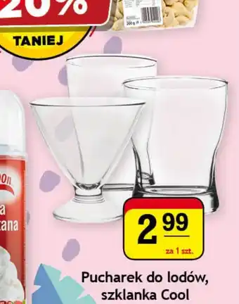 Pucharek do lodów, szklanka Cool 1szt.