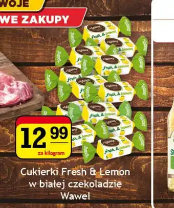 Gram Market Cukierki Fresh & Lemon w białej czekoladzie Wawel 1kg oferta