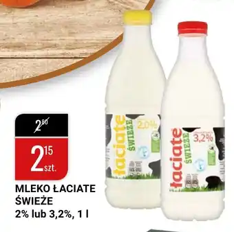 bi1 Mleko Łaciate świeże 3,2% lub 2% 1l oferta