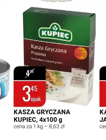 bi1 Kasza gryczana Kupiec 4x100g oferta