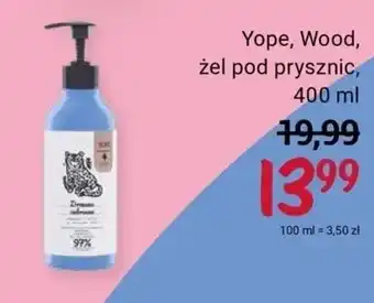 Yope Wood żel pod prysznic dla mężczyzn 400ml