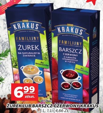 Krakus żurek barszcz czerwony 1,5l