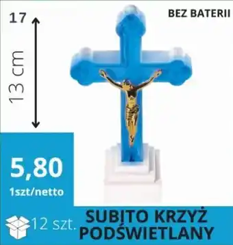 Triomen Znicz LED subito krzyż podświetlany oferta