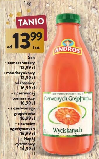 Intermarche Sok mandarynkowy andros oferta