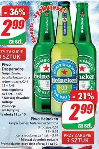 Dino Piwo heineken 0.0% oferta