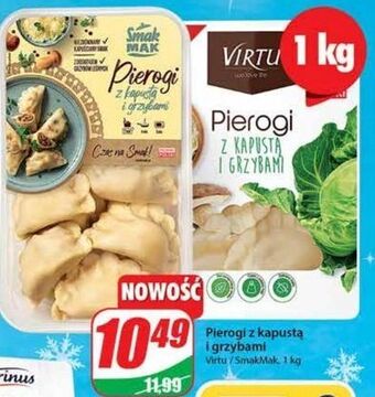 Dino Pierogi z kapustą i grzybami smak mak oferta