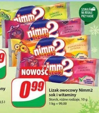 Dino Lizak pomarańcza cytryna nimm2 lizaki oferta