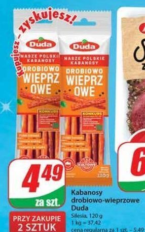 Dino Kabanosy drobiowo-wieprzowe silesia duda specialite nasze polskie! oferta