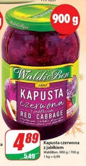Dino Kapusta czerwona z jabłkiem waldiben oferta