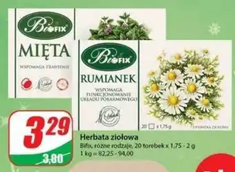 Dino Herbatka ziołowa mięta bifix oferta