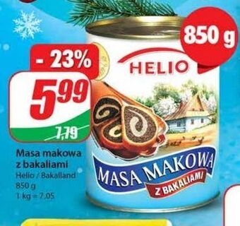 Dino Masa makowa z bakaliami helio oferta