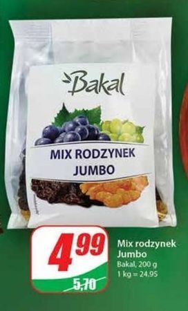 Dino Rodzynki jumbo mix bakal oferta