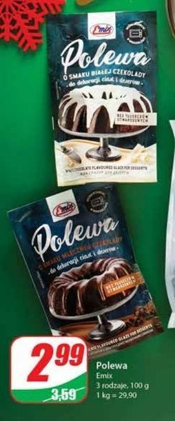 Dino Polewa do ciast i deserów biała emix oferta