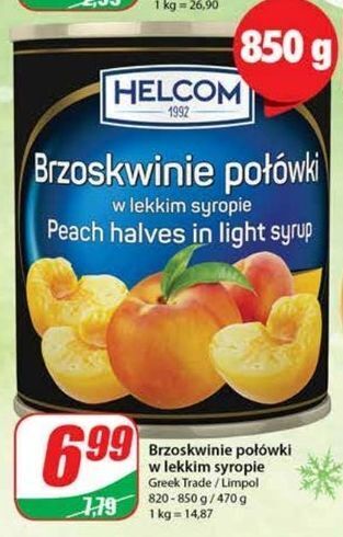 Dino Brzoskwinie połówki helcom oferta