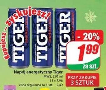 Napój original tiger energy drink