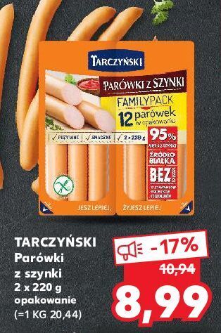 Kaufland Parówki z szynki tarczyński oferta