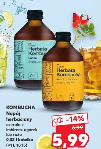 Kaufland Herbata kombucha acerola z imbirem oferta