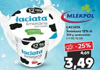 Kaufland Śmietana 12 % łaciata oferta