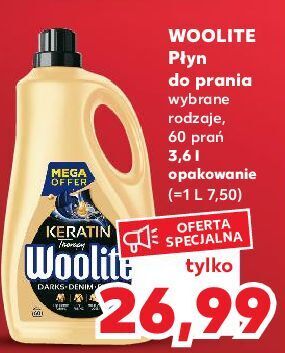 Kaufland Płyn do prania dark woolite keratin oferta