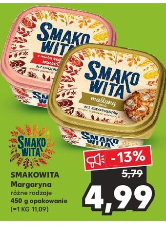 Kaufland Margaryna smakowita ze swojskim masełkiem oferta