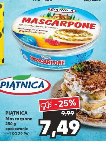 Kaufland Ser mascarpone piątnica oferta